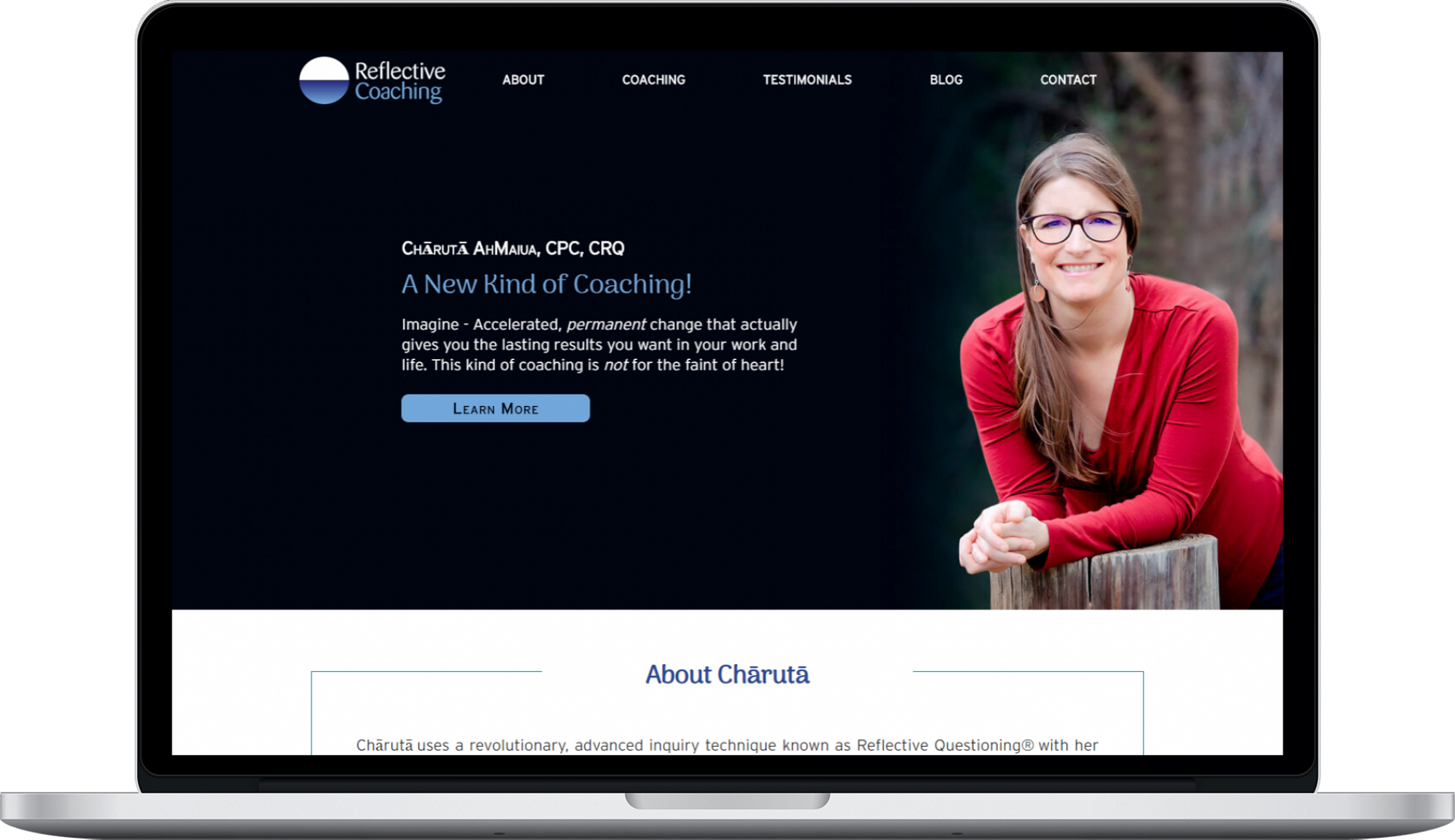 Reflective coaching Website Design